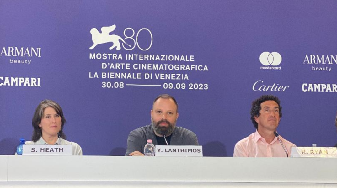 Ο Γιώργος Λάνθιμος στο 80ό Φεστιβάλ Βενετίας 