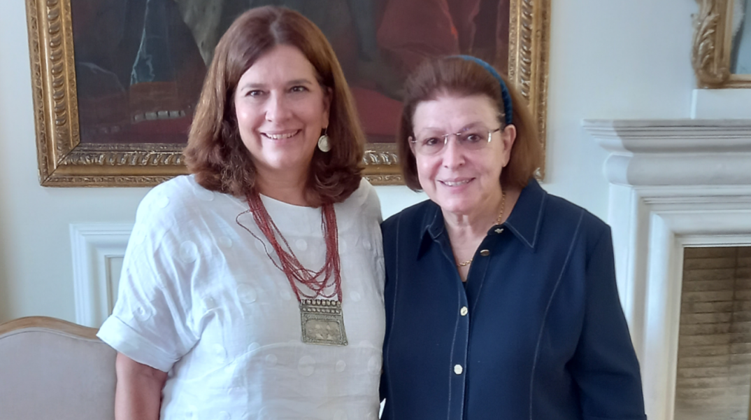 Συνάντηση εργασίας της υπουργού Πολιτισμού Λ. Μενδώνη με την υφυπουργό Πολιτισμού της Κύπρου Λ.Κασσιανίδου