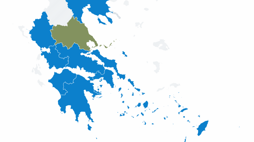 Κερδίζει Πελοπόννησο, χάνει Θεσσαλία, Ιόνιο και Βόρειο Αιγαίο η Νέα Δημοκρατία