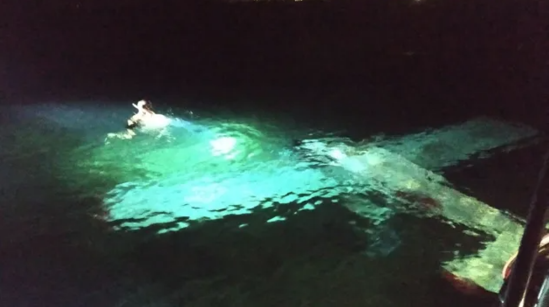Το αεροσκάφος στον βυθό του Μάλεμε στα Χανιά