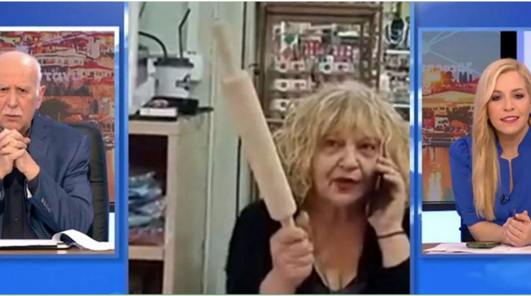 Η ιδιοκτήτρια του μίνι μάρκετ αντιμέτωπη με ληστή