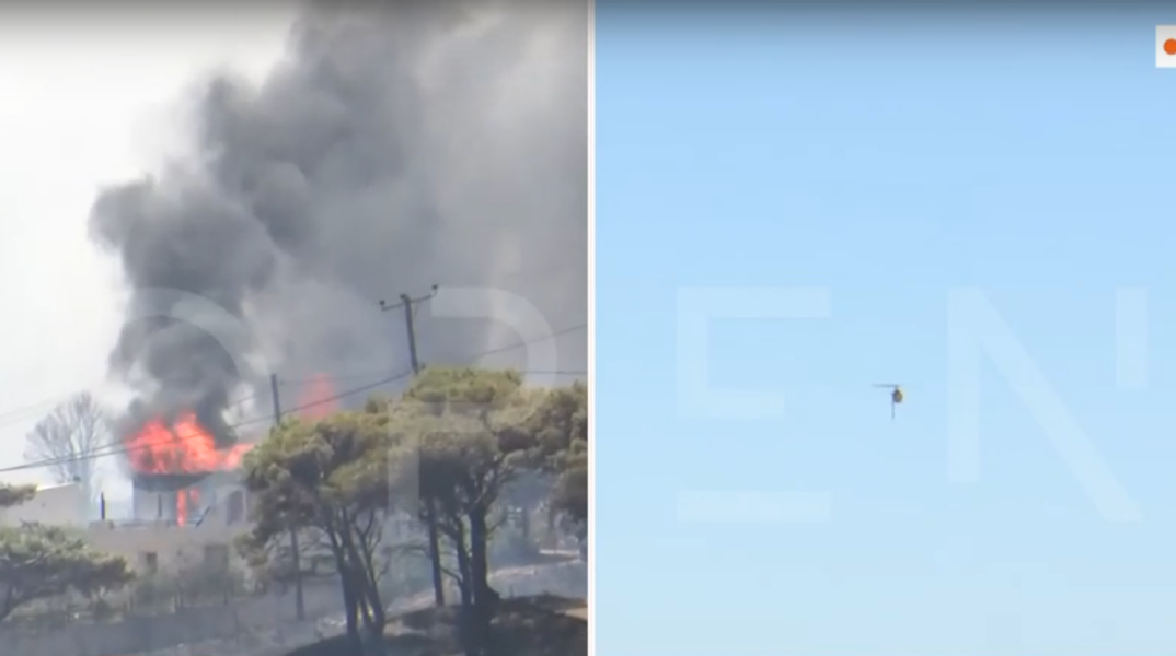 Φωτιά στην Κερατέα