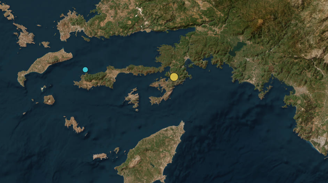 Ισχυρός σεισμός τώρα ανοιχτά της Σύμης