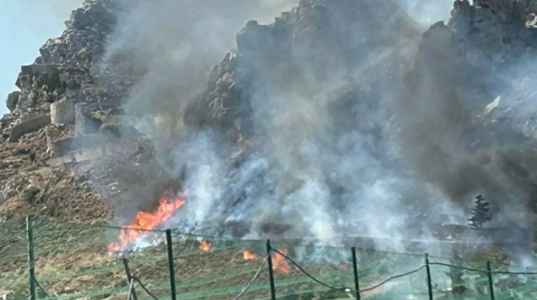 Φωτιά τώρα στο Ηράκλειο Κρήτης 