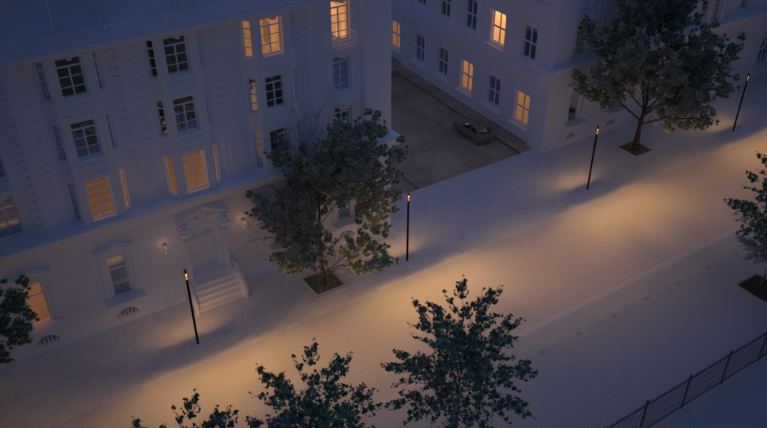 Νέος φωτισμός και παρεμβάσεις στη Διονυσίου Αρεοπαγίτου 