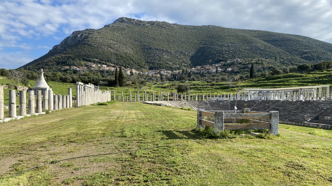 Άποψη του αρχαιολογικού χώρου της Αρχαίας Μεσσήνης 
