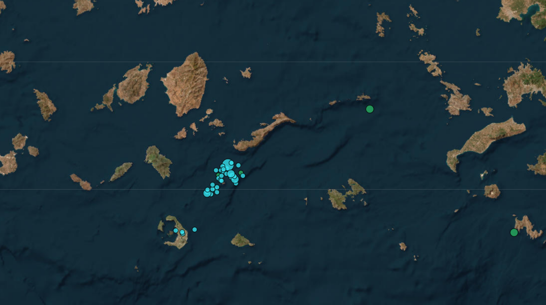 Νέος ισχυρός σεισμός μεταξύ Αμοργού και Σαντορίνης