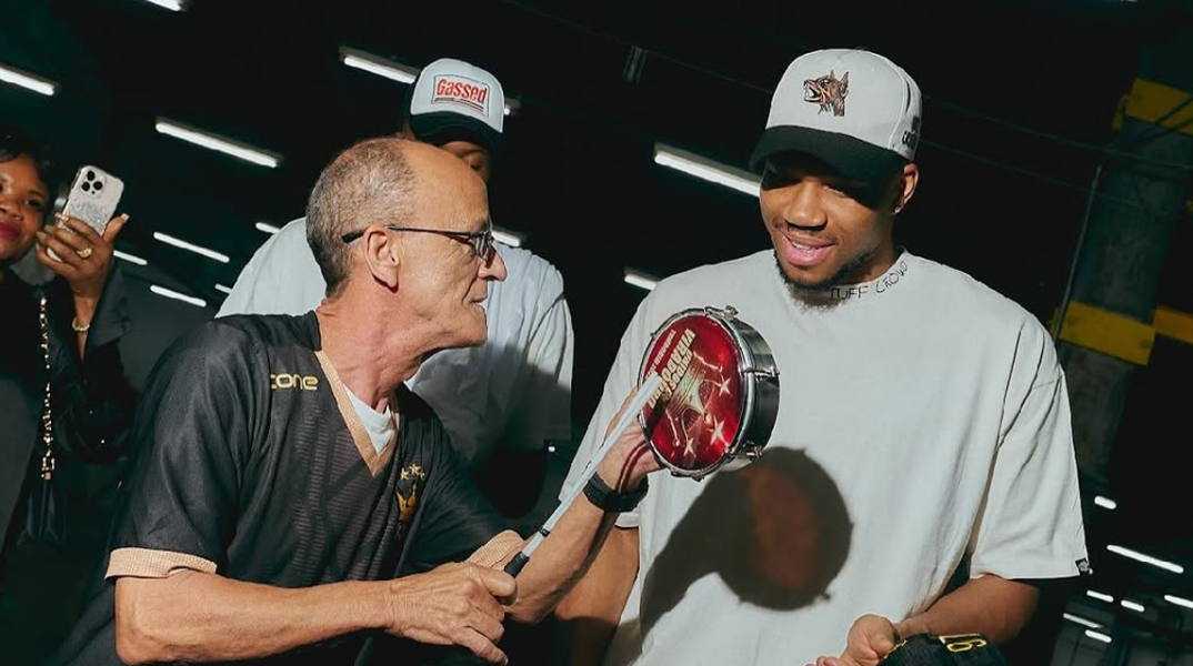 Ο Γιάννης Αντετοκούνμπο στη Βραζιλία