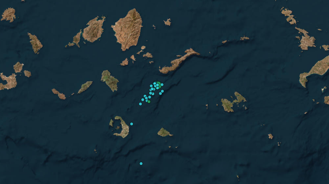 Σεισμός τώρα ανοιχτά της Αμοργού