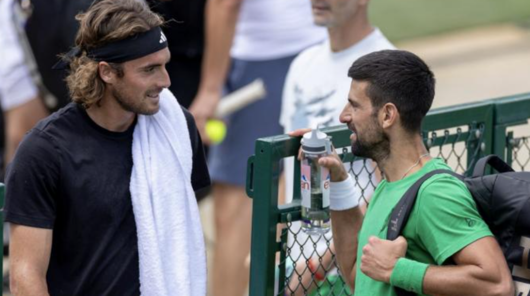 Στέφανος Τσιτσιπάς και Νόβακ Τζόκοβιτς