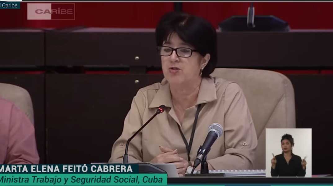 Η υπουργός Εργασίας της Κούβας