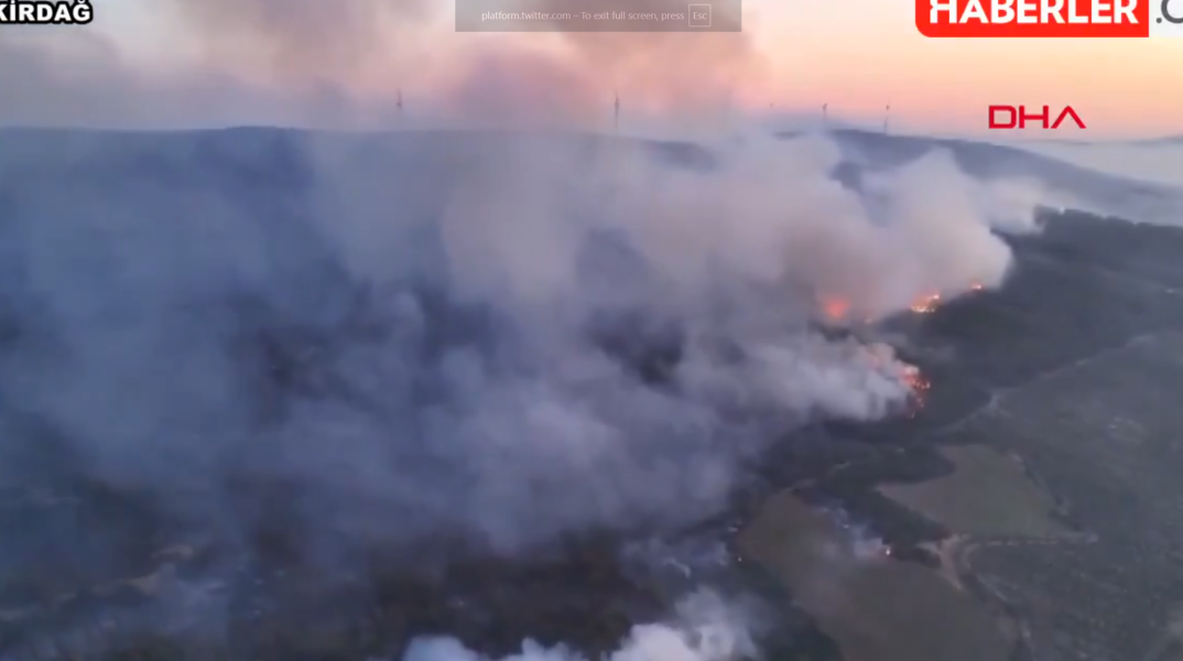 Φωτιά στην Τουρκία