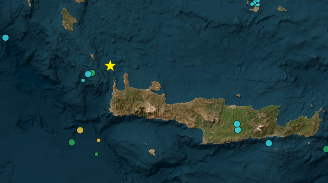 Ισχυρός σεισμός τώρα στα Αντικύθηρα - Έγινε αισθητός και στην Αττική