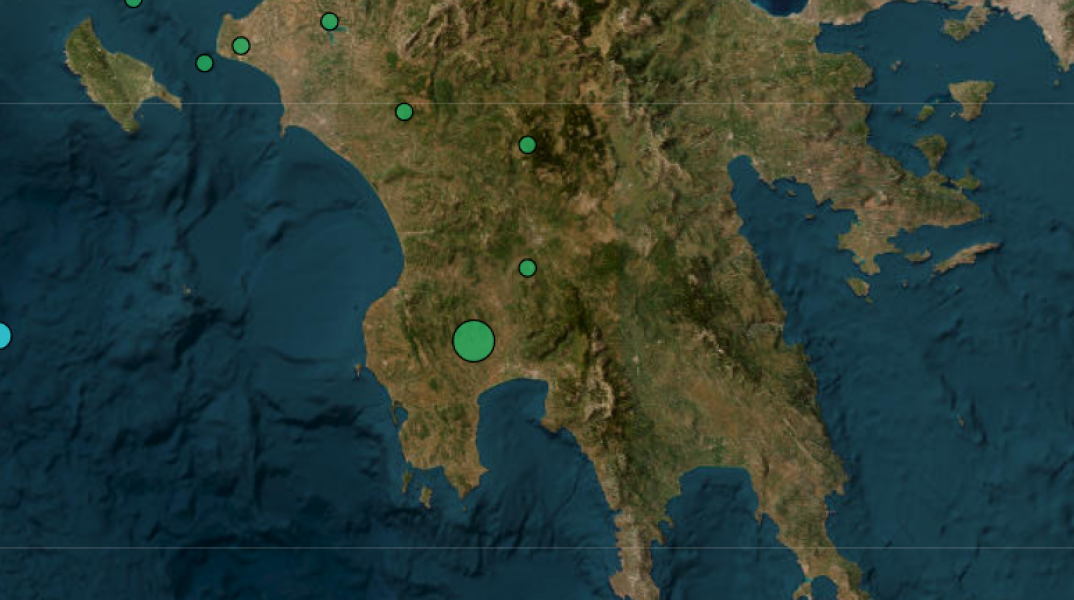 Ισχυρός σεισμός τώρα στη Μεσσήνη