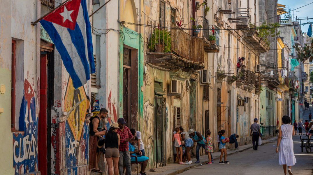 Δρόμος στην Αβάνα της Κούβας