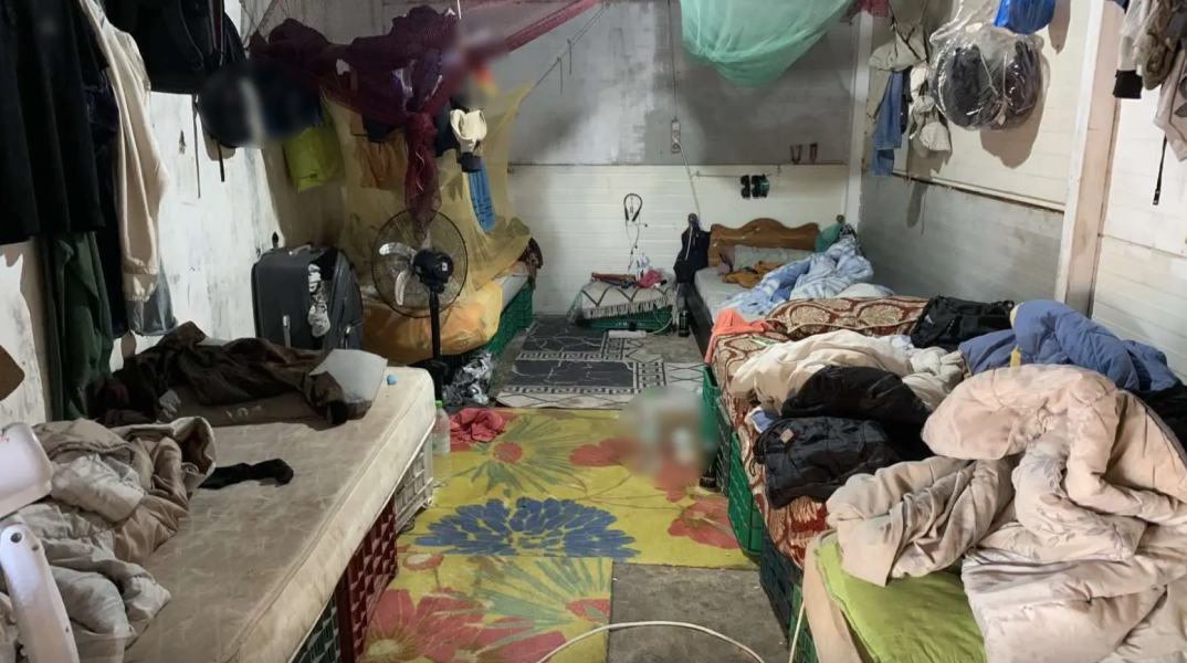 Οι χώροι όπου διέμεναν 