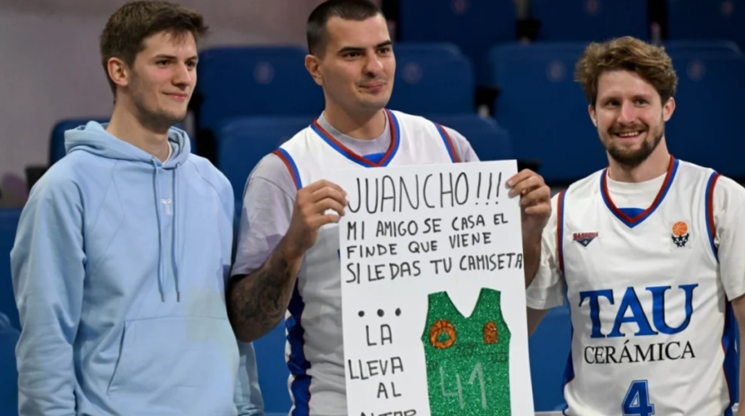 Παναθηναϊκός: Viral φίλαθλος της Μπασκόνια ζήτησε τη φανέλα του Χουάντσο για τον γάμο φίλου του