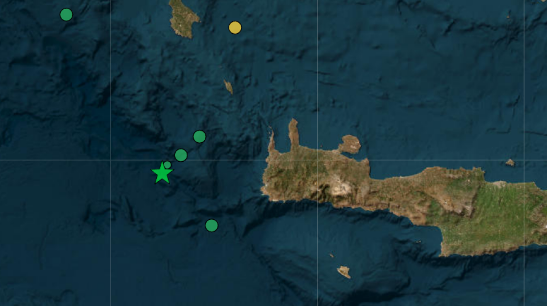 Σεισμός 5 Ρίχτερ ανοιχτά των Αντικυθήρων - «Είναι ένας σεισμός πάνω στο ελληνικό τόξο»
