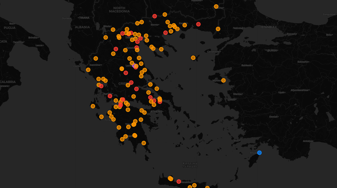 Πού υπάρχουν τώρα αγροτικά μπλόκα - Δείτε live χάρτη 