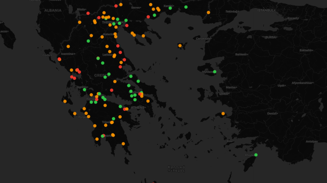 Live χάρτης | Πού υπάρχουν τώρα αγροτικά μπλόκα