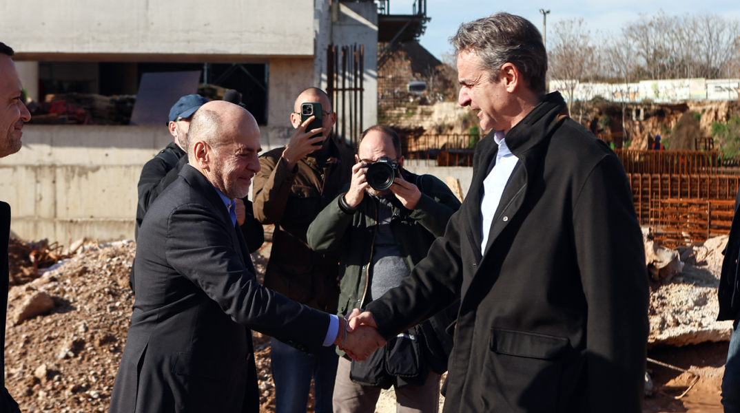 Μητσοτάκης και Αλαφούζος στον Βοτανικό: «Το γήπεδο θα παραδοθεί τον Μάιο του 2027»