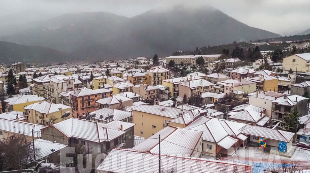 Χιόνια στο Καρπενήσι