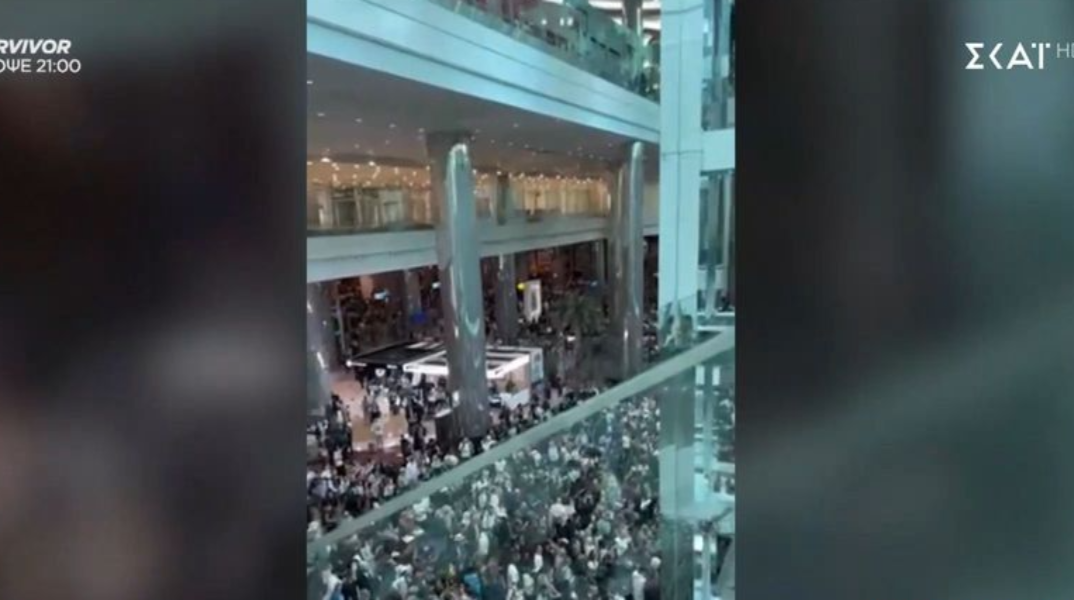 Χάος στο αεροδρόμιο του Ντουμπάι από χιλιάδες εγκλωβισμένους μετά την αναστολή πτήσεων