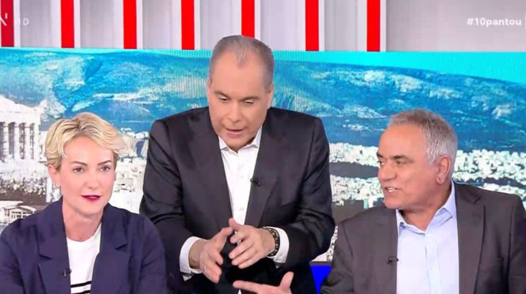 Σδούκου και Σκουρλέτης μάλωσαν on air - Μπήκε στη μέση ο Στραβελάκης για να τους χωρίσει