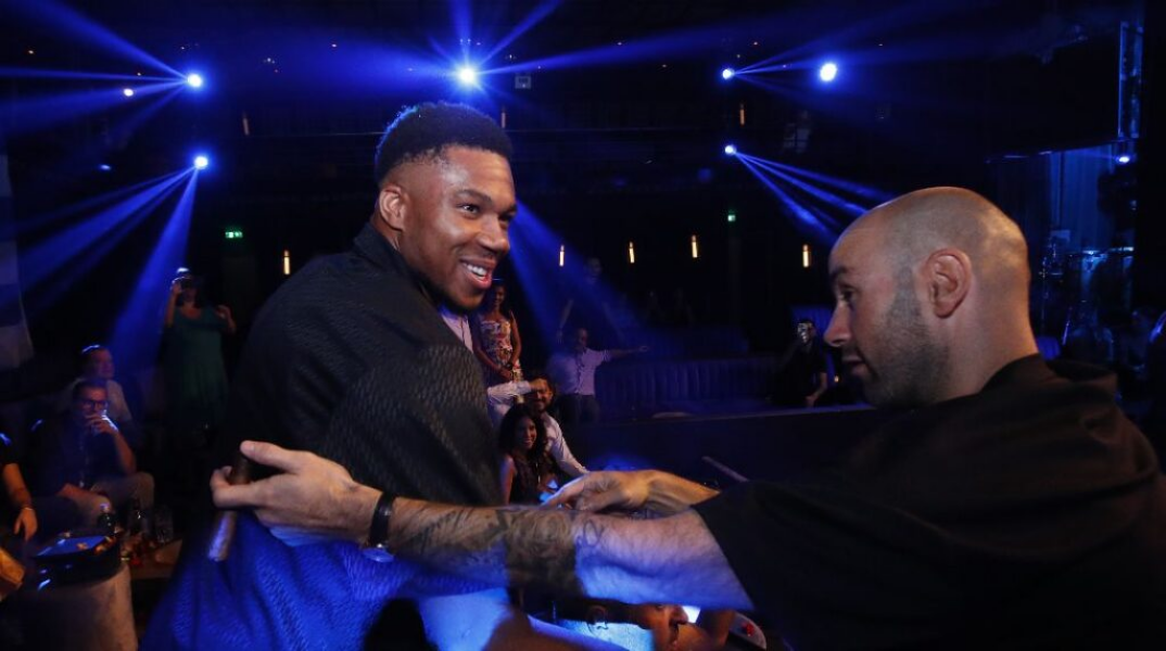 Γιάννης Αντετοκούνμπο και Βασίλης Σπανούλης