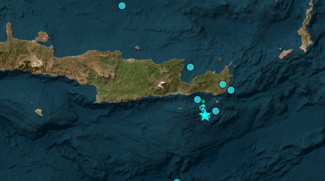 Ισχυρός σεισμός 5,7 Ρίχτερ ανοιχτά του Λασιθίου - Έγινε αισθητός σε όλο το νησί