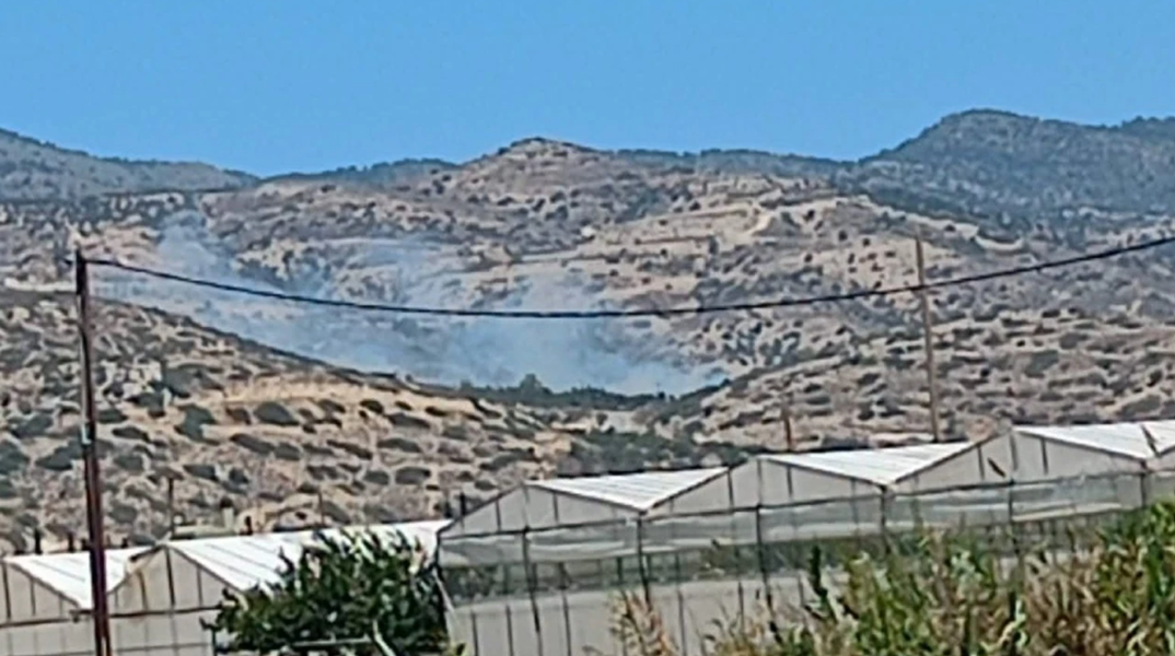 Φωτιά τώρα στην Ιεράπετρα