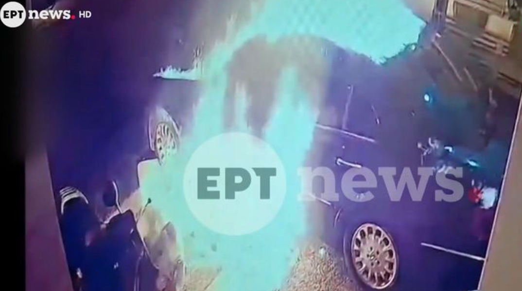 Βίντεο ντοκουμέντο από την εμπρηστική επίθεση στου Ζωγράφου 