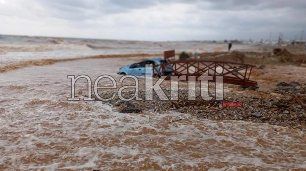 Φούσκωσε ο ποταμός Δρακουλιάρης