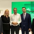 Από αριστερά προς δεξιά: Taro Kono, President of the Japan-Greece Parliamentary Friendship Group, Janine Neuhaus, General Manager της JTI Hellas για Ελλάδα, Ισραήλ, Κύπρο, Μάλτα, Κυριάκος Μητσοτάκης, Πρωθυπουργός της Ελλάδος, Δρ. Συμεών Σιδηρόπουλος, Corporate Affairs & Communications Director της JTI Hellas για Ελλάδα, Κύπρο, Μάλτα, Ito Koichi, Πρέσβης της Ιαπωνίας στην Ελλάδα.