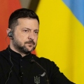 Ο Ουκρανός πρόεδρος, Βολοντίμιρ Ζελένσκι