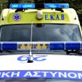 Ασθενοφόρο του ΕΚΑΒ και περιπολικό της ΕΛ.ΑΣ