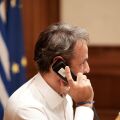 Ο Κυριάκος Μητσοτάκης σε παλαιότερο τηλεφώνημά του