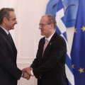 Συνάντηση Μητσοτάκη με τον περιφερειακό διευθυντή Ευρώπης του Παγκόσμιου Οργανισμού Υγείας 