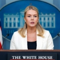 Η εκπρόσωπος Τύπου του Λευκού Οίκου, Κάρολαϊν Λέβιτ