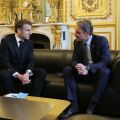 Τηλεφωνική επικοινωνία Μητσοτάκη – Μακρόν για τις εξελίξεις σε Ιράν, Κύπρο και Λίβανο