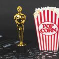 Ρέπλικα βραβείου Όσκαρ και ποπ κορν