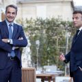 Κυριάκος Μητσοτάκης και Εμανουέλ Μακρόν