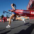 Τερματισμός αθλήτριας στον Αυθεντικό Μαραθώνιο Αθήνας