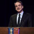 O Κυριάκος Μητσοτάκης στο Κολλέγιο Αθηνών