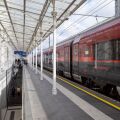 Aποβάθρα του σιδηροδρομικού σταθμού του Σάλτσμπουργκ