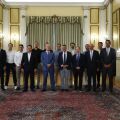Στο Προεδρικό Μέγαρο η παγκόσμια πρωταθλήτρια Εθνική Πόλο ανδρών