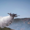 Φωτιά τώρα στον Τύρναβο - Σηκώθηκαν 4 εναέρια μέσα