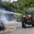 Καλύτερη εικόνα παρουσιάζει η φωτιά στην περιοχή Μουζάκι Ηλείας - Μάχη με τις διάσπαρτες εστίες 