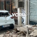 Θεσσαλονίκη: Κομμάτι μπαλκονιού κατέρρευσε από κτίριο στο κέντρο της πόλης