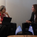 Δόμνα Μιχαηλίδου από Νέα Υόρκη: «Η Ελλάδα βάζει τη στέγαση και την κοινωνική προστασία στο κέντρο της διεθνούς συζήτησης»
